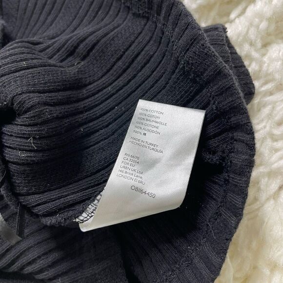 Anthropologie Robin Ribbed Black Tank Top - Picture 5 of 5